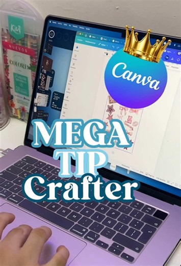 ¿También eras de los que descargaban imágenes de Pinterest y después se tardaban mil años recortando cada elemento? 😭 Pues resulta que Canva Pro tiene una herramienta que hace TODO esto muchísimo más fácil. Se llama Capas Mágicas y básicamente puede separar los diferentes elementos que aparecen dentro de una misma imagen para que puedas utilizarlos individualmente. ✨ Yo la estoy usando muchísimo para mis diseños de stickers, tatuajes temporales y proyectos de papelería creativa, porque antes te