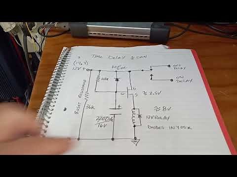 Build A 5 Minute ON or OFF 12V Relay Time Delay