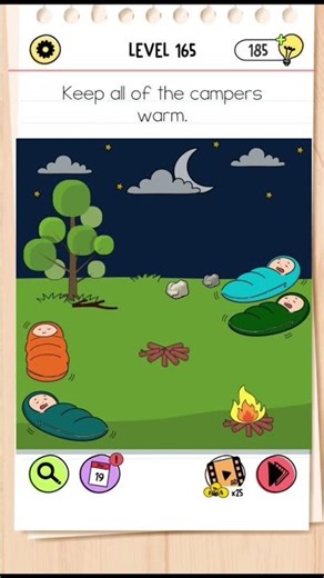 brain Test Tricky Puzzles level 165