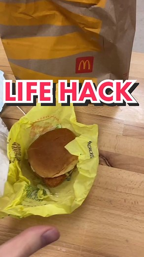 Is it bussin? #bussin #fyp #fypシ #mcdonaldshacks #lifehack