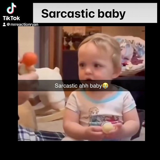 Sarcastic baby #funny #memes