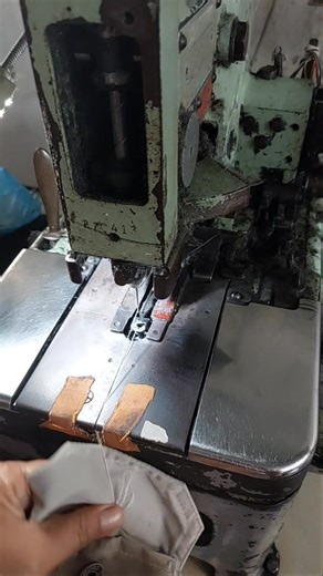large buttonhole finishing process on a button hole machine #convection #reels #homeindustry | Mannuvers
