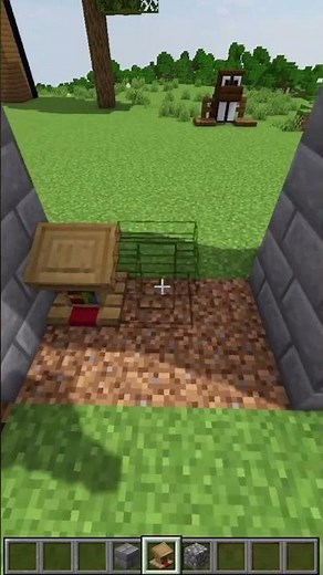 PORTCULLIS! Castle Gate! 😮 Minecraft Hacks! | Build Tutorial #shorts