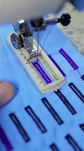 Buttonhole Machine Demo #sewing #howto
