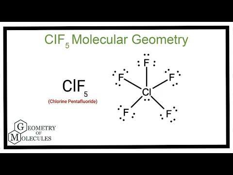 ClF5 Molecular Geometry Explained (chlorine pentafluoride shape)
