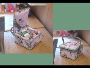 1/12th Scale Craft Shed Tutorial #14 Sewing Box