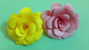 46K views · 873 reactions | How to make rose paper flower - Easy origami flowers for beginners making | 3d puzzle | Facebook