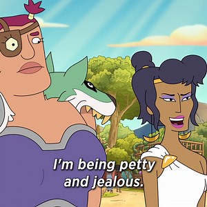 is aphrodite actually the goddess of boss babe pyramid schemes? watch the latest episode of #krapopolis now on Hulu! | Animation Domination