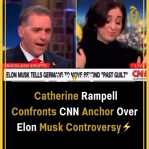 🔥 Things got heated on live TV when Catherine Rampell challenged a CNN anchor to replicate Elon Musk’s alleged “Nazi salute” after he attempted to defend the tech billionaire. The bold moment has sparked intense debate online. Where do you stand? 👀 #CatherineRampell #ElonMusk #LiveTVDrama | DramaWired