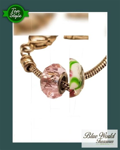 Celebrate Mom: Chunky Silver Bracelet with Pink Crystals