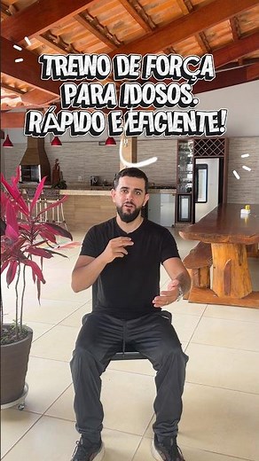 TREINO DE FORÇA COMPLETO PARA IDOSOS. EXERCÍCIOS RÁPIDOS E EFICIENTES PARA FAZER EM CASA.