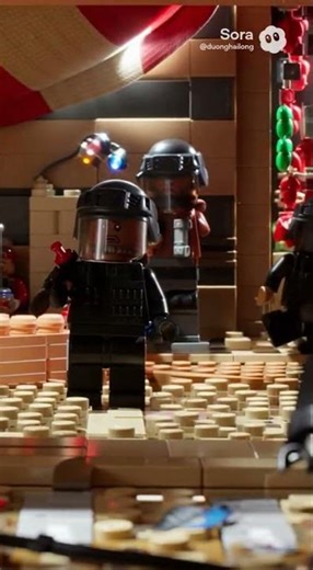 LEGO SWAT THE GUN WAR| #shorts