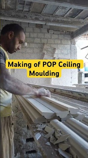 Making of POP Ceiling Moulding | Modern Border Design