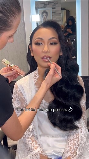 Makeup Artist • Kat • on Instagram: "The bridal makeup process is long but sweet ☺️ Products used: @katinessencebeauty Makeup: @looksbykatiness Hair: @bridal.by.ellie #bridalmakeup #njmakeupartist #njmua #newjerseymakeupartist #northjerseymua"