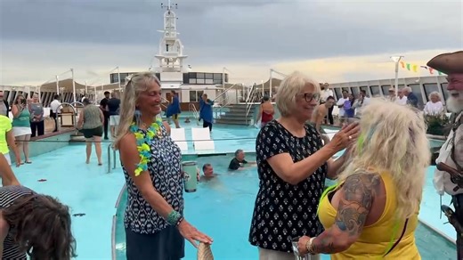 2.9K views · 121 reactions | Crossing the Equator Pollywog to Shellback -a shipwide celebration happens each time the ship crosses. This was my first time to cross from a ship. We were to kiss the fish and jump in the water but I have a fever so opted to kiss the fish tail and not jump in the water隆‍♀️. They baptized me with sea water over the head藍 | Kelly Smith | Facebook