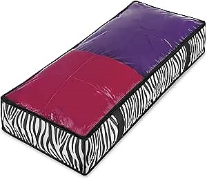 Whitmor Underbed Storage Bag, Zebra