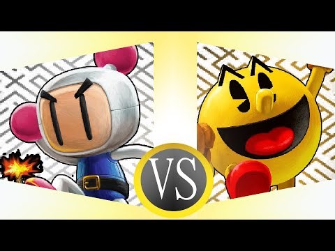 Bomberman VS. Pacman (KONAMI vs. NAMCO)(sprite animation)