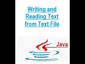Writing-and-Reading Text from File - JAVA, #programming , #javaprogramming