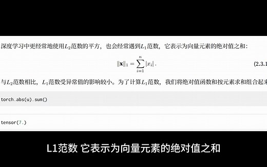 L1范数的代码实现方法