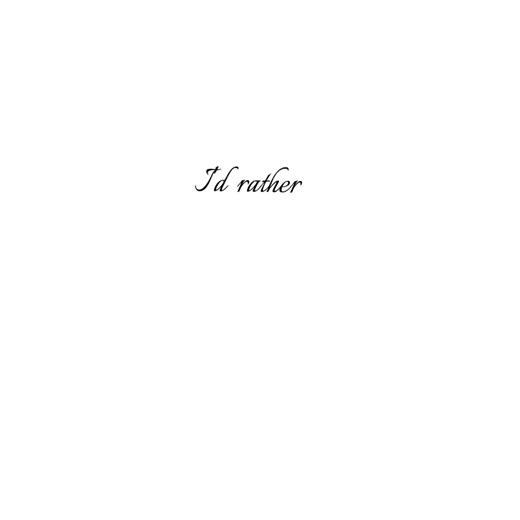 Tumblr Girls — Lyrics & Overlay: I'd Rather Be Alone