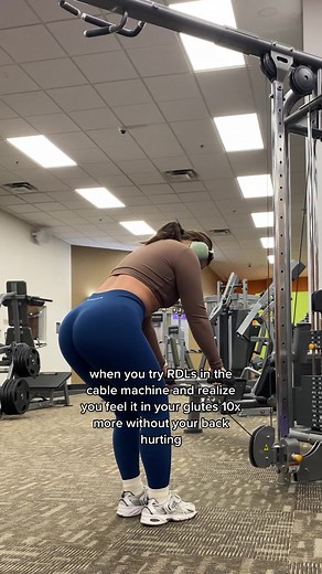 Effective RDL Cable Machine Workout for Glutes