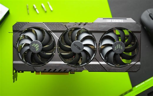 华硕ASUS TUF RTX3080显卡评测：超强性能 超高功率（中英字幕）