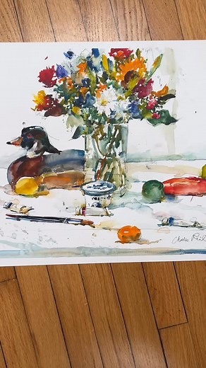 Still life in Watercolor. By Charles Reid. | Charles Reid Art