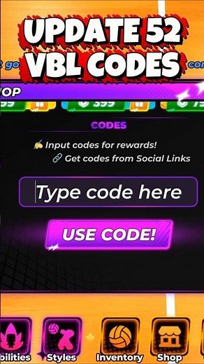 *UPDATE 52* VOLLEYBALL LEGENDS NEW UPDATE 52 CODES!