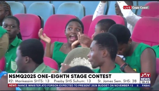 Henry Delivers Fastest Answer at NSMQ 2025