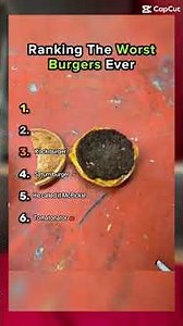 Ranking the worst burgers in history