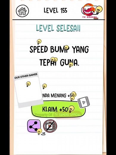 GAME BRAIN TEST 3 LEVEL 155 Walkthrough