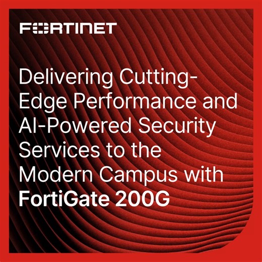 Introducing the #FortiGate 200G series, our latest next-gen firewall that boosts campus connectivity for Wi-Fi 7 with faster ethernet speeds. Learn how the FortiGate 200G series provides a new approach for perimeter security with the computing power and AI-enhanced protections enterprises need within the campus: https://ftnt.net/6184j3uhQ | Fortinet