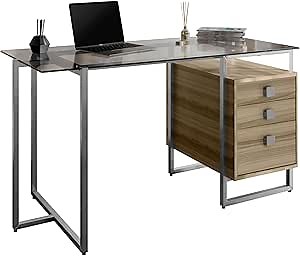 Techni Mobili Computer Desk with Storage, ONE Size, Oak