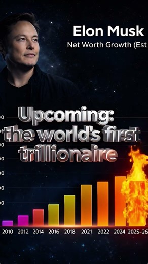 ELON MUSK: World's first Trillionaire 💀🔥 #billionaire #shorts