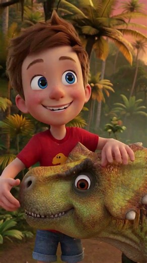 Time Travel to the World of Dinosaurs! 🦖⏳#AIvideo #AIGenerated