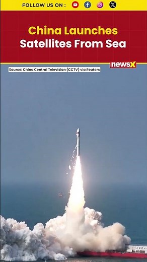 China Launches New Satellite Constellation from Sea Amid Space Expansion