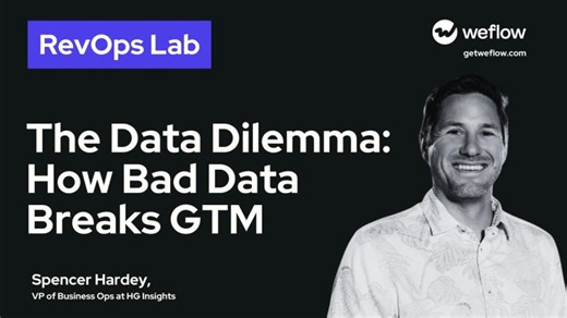 #103 The Data Dilemma: How Bad Data Breaks GTM - with Spencer Hardey, VP of Business Ops at HG Insights | HG Insights