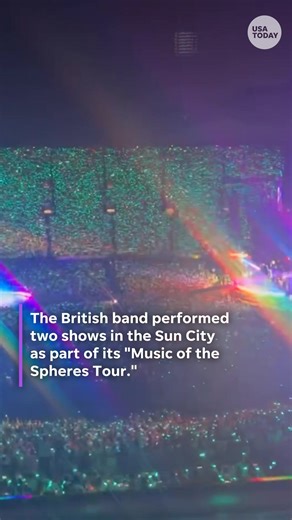 Coldplay was awarded their first key to a city while performing in Texas for their "Music of the Spheres Tour." | The Oklahoman