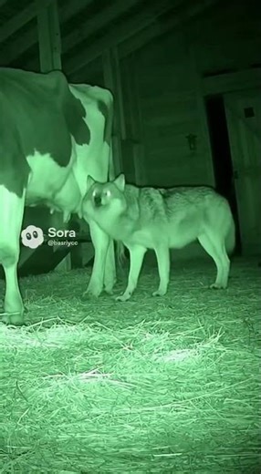 WOLF vs COW? 🐮 #viral