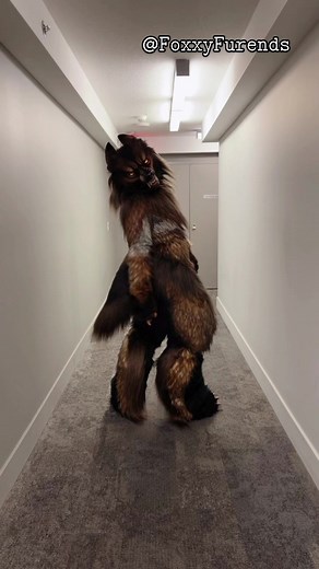 Handmade Werewolf Costume by FoxxyFurends - Horror Fursuit for Halloween!