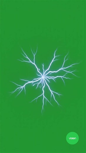 Cinematic Electric Sparks | Green Screen Animation | AI Generated