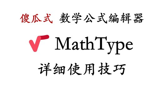 【Mathtype详细使用技巧】MathType 公式编辑详细使用技巧，新手直接照搬，论文公式排版零失误，手把手教学！