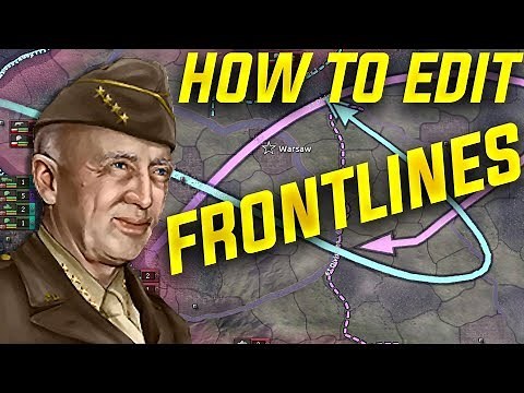 HOI4 How to Edit Front Lines (Hearts of Iron 4 Guide)