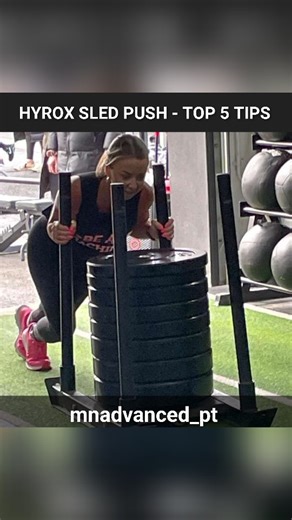 ᴍᴜʀɪᴇʟ ɴᴏʀᴍᴏʏʟᴇ- ᴘᴇʀsᴏɴᴀʟ ᴛʀᴀɪɴᴇʀ on Instagram: "HYROX Top 5 Tips for the Sled Push ​✅️ Use the "Heel Lock" Lacing Technique • ​Tip: Use that extra hole at the top of your trainers to create a loop. Thread the lace through it on the same side, then cross the laces through those loops before tying. • ​Why: This pulls the shoe’s heel counter tight against your Achilles. It stops your foot from lifting during the steep-angle "piston steps" of the sled push, ensuring 100% of your leg power goes into