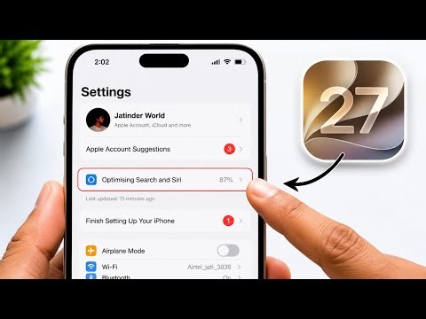 iOS 27 New Optimising Search & Siri (%) Feature 🤩 | iPhone Indexing Explained