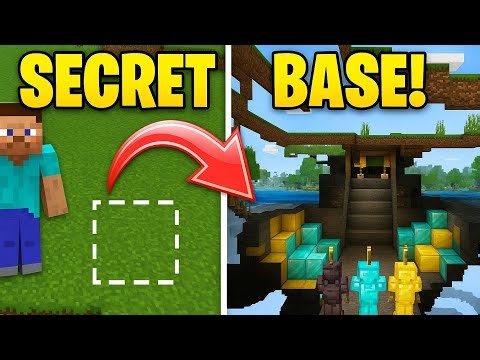 3X3 BEST EASY SECRET BASE IN MINECRAFT