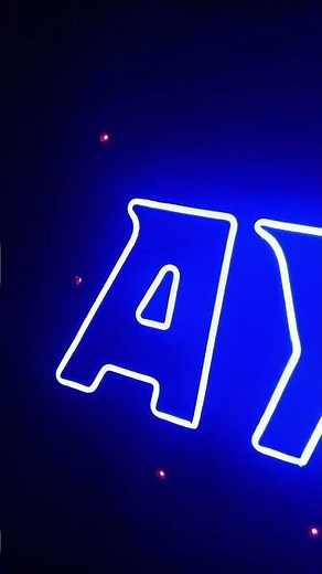 Neon LED name board /DOT laser work completed
