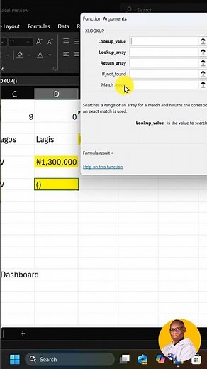 Learn xlookup in Excel - beginners tutorial - #shorts