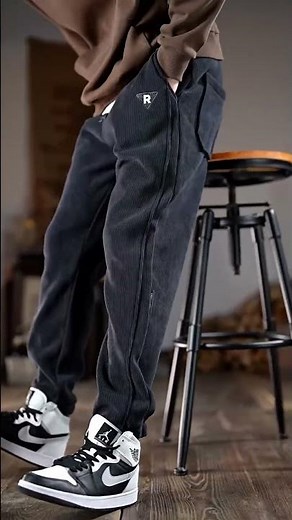 🔥【M-5XL】Új téli nadrág férfiaknak, plusz bársony és vastag kordbársony, meleg és lezser férfi nadrág