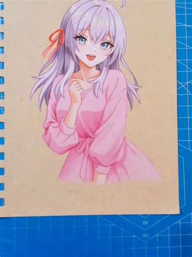 tutorial coloring anime - Alya #creatorsearchinsights #tutorial #animedrawing #drawing #coloring